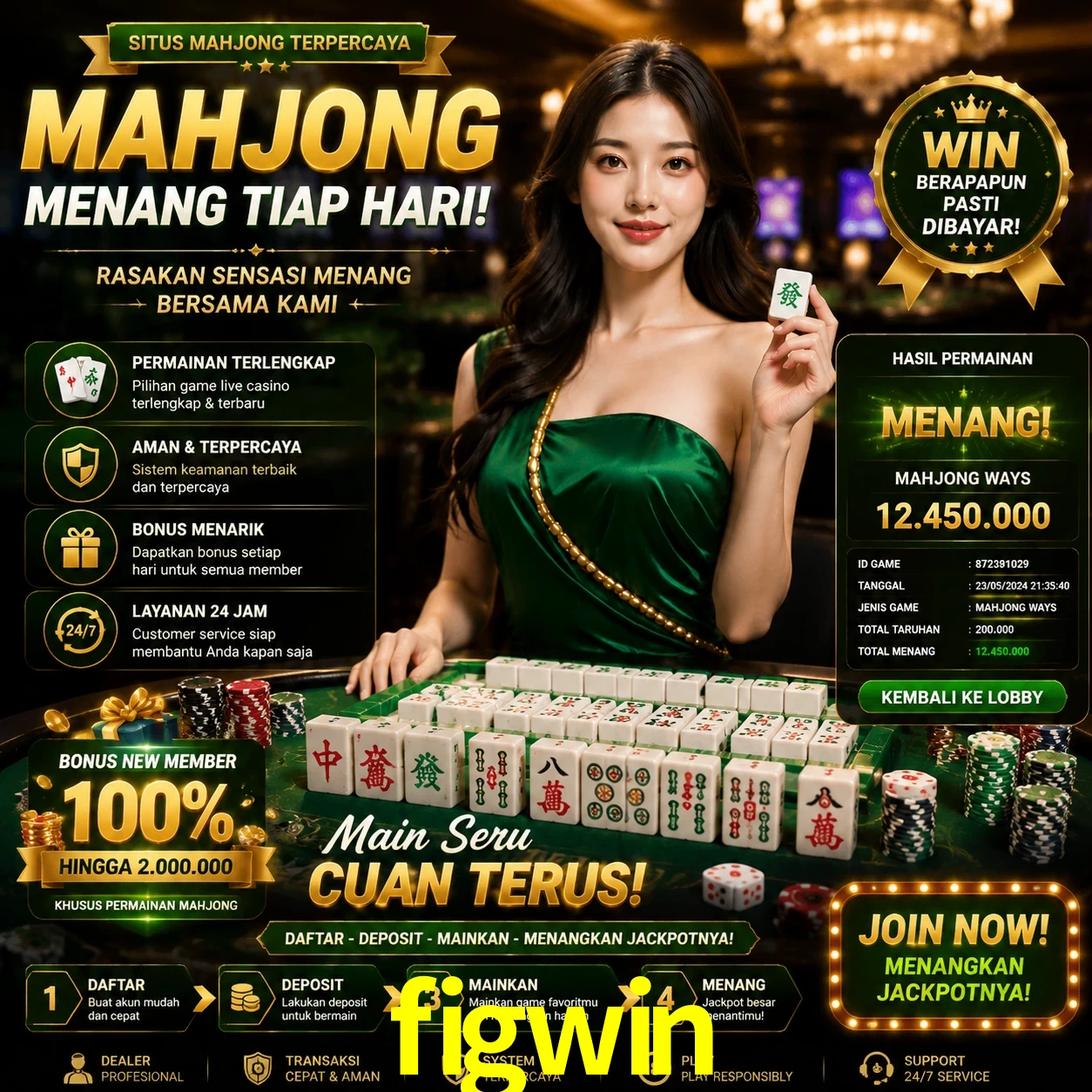Cashback VIP figwin - reembolso semanal